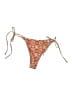 Unbranded Paisley Tan Swimsuit Bottoms Size L - photo 1