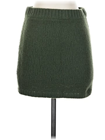 Flat White Wool Skirt (view 1)