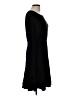 Express Solid Black Casual Dress Size L - photo 4