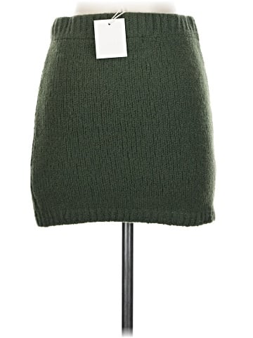Flat White Wool Skirt (view 2)