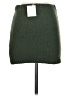 Flat White Solid Green Wool Skirt Size S - photo 2
