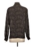 Rena Rowan Paisley Brown Long Sleeve Blouse Size 4 - photo 2