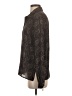 Rena Rowan Paisley Brown Long Sleeve Blouse Size 4 - photo 5
