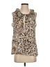 Sioni Brown Sleeveless Blouse Size S - photo 1