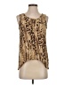Mine Gold Sleeveless Blouse Size S - photo 1