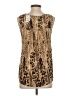 Mine Gold Sleeveless Blouse Size S - photo 2