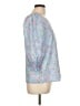 Unbranded Blue 3/4 Sleeve Blouse Size L - photo 4
