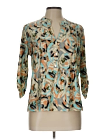 NY Collection 3/4 Sleeve Blouse (view 1)