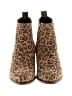 Unbranded 100% Leather Animal Print Brown Ankle Boots Size EU 36 - photo 2