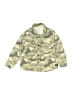 Zara Camo Green Long Sleeve Button-Down Shirt Size 4 - 5 - photo 1