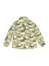 Zara Camo Green Long Sleeve Button-Down Shirt Size 4 - 5 - photo 2