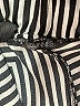 Dunnes 100% Polyester Stripes Black Casual Pants Size S - photo 4
