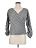 Active USA Black 3/4 Sleeve Blouse Size M - photo 1