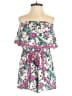 Blue Rain 100% Rayon Floral Pink Romper Size XS - photo 1