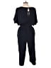 Chartou Solid Blue Jumpsuit Size L - photo 2