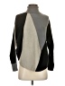 Keren Hart Color Block Gray Turtleneck Sweater Size S - photo 1