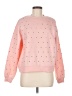 Jolie & Joy 100% Polyester Polka Dots Pink Sweatshirt Size M - photo 1