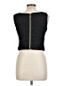 4SI3NNA 100% Polyester Jacquard Black Sleeveless Blouse Size L - photo 2