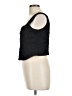 4SI3NNA 100% Polyester Jacquard Black Sleeveless Blouse Size L - photo 5