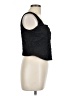 4SI3NNA 100% Polyester Jacquard Black Sleeveless Blouse Size L - photo 4