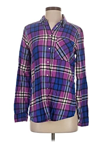 Express Long Sleeve Button-Down Shirt (view 1)