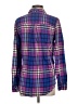Express Plaid Purple Long Sleeve Button-Down Shirt Size S - photo 2