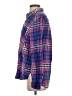 Express Plaid Purple Long Sleeve Button-Down Shirt Size S - photo 5