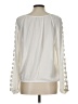 Haute Monde 100% Polyester Ivory Long Sleeve Blouse Size L - photo 2
