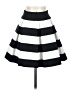 Dina Be 100% Polyester Stripes Black Casual Skirt Size S - photo 1