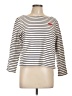 J.Crew 100% Cotton Ivory 3/4 Sleeve Top Size L - photo 1
