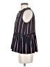 Ann Taylor LOFT 100% Polyester Black Sleeveless Blouse Size XS - photo 5