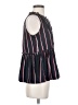 Ann Taylor LOFT 100% Polyester Black Sleeveless Blouse Size XS - photo 4