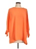 MULTIPLES 100% Polyester Orange 3/4 Sleeve Blouse Size L - photo 1
