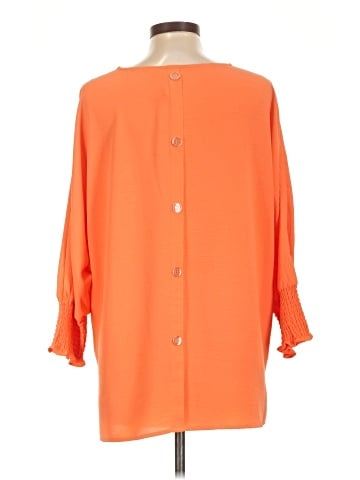 MULTIPLES 3/4 Sleeve Blouse (view 2)