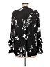 Vince Camuto 100% Polyester Floral Black 3/4 Sleeve Blouse Size M - photo 2