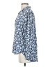 Grayson 100% Lyocell Floral Blue Long Sleeve Blouse Size Sm (2) - photo 5