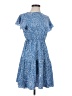 Shein 100% Polyester Polka Dots Blue Casual Dress Size 4 - photo 1