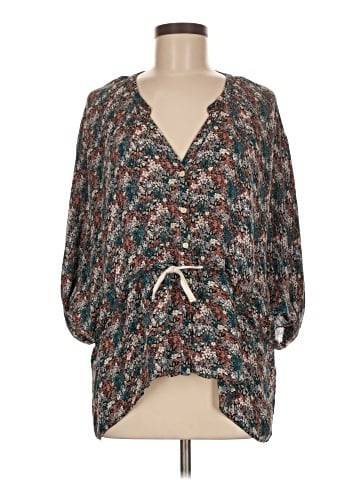 Jamison 3/4 Sleeve Silk Top (view 1)