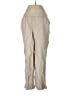 Ann Taylor LOFT Solid Tan Linen Pants Size L - photo 1