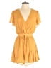 Trixxi 100% Polyester Solid Yellow Romper Size S - photo 1