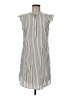 Splendid Stripes Gray Casual Dress Size M - photo 1