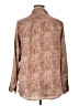 A New Day 100% Polyester Metallic Brown Long Sleeve Blouse Size XL - photo 2