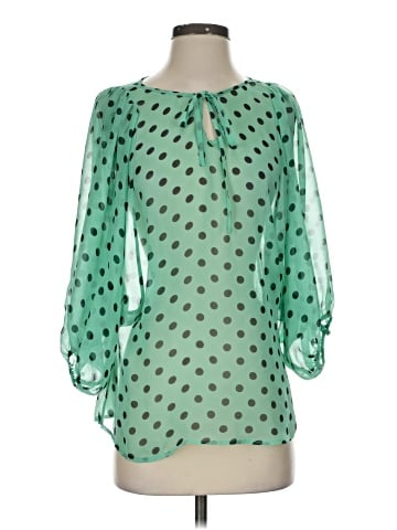 Hi There from Karen Walker 3/4 Sleeve Blouse (view 1)