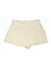 Shein Chevron-herringbone Ivory Shorts Size 6 - photo 1