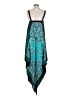 MICHAEL Michael Kors 100% Polyester Paisley Teal Cocktail Dress Size S - photo 2