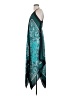 MICHAEL Michael Kors 100% Polyester Paisley Teal Cocktail Dress Size S - photo 5
