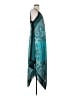 MICHAEL Michael Kors 100% Polyester Paisley Teal Cocktail Dress Size S - photo 4