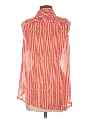 a.n.a. A New Approach Sleeveless Button-Down Shirt (view 2)