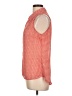 a.n.a. A New Approach Polka Dots Red Sleeveless Button-Down Shirt Size L - photo 5