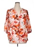 NYDJ Orange 3/4 Sleeve Blouse Size 0X - photo 1